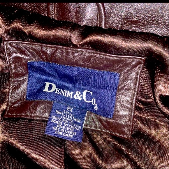 Plus size leather jacket - Picture 1 of 2